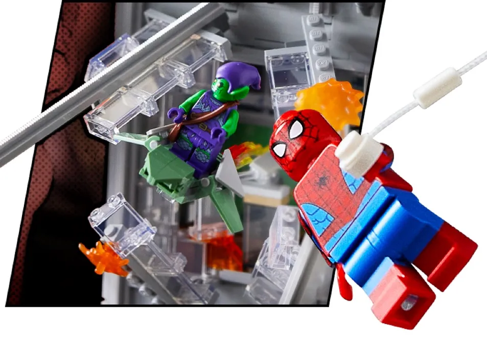 What characters are in the daily bugle lego set