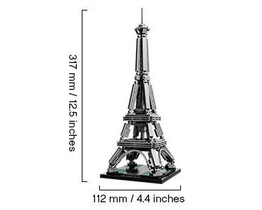 How Tall Is the LEGO Eiffel Tower Set?