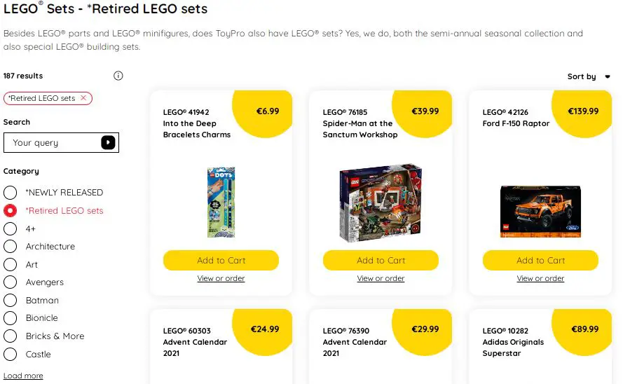 where to buy retired lego sets