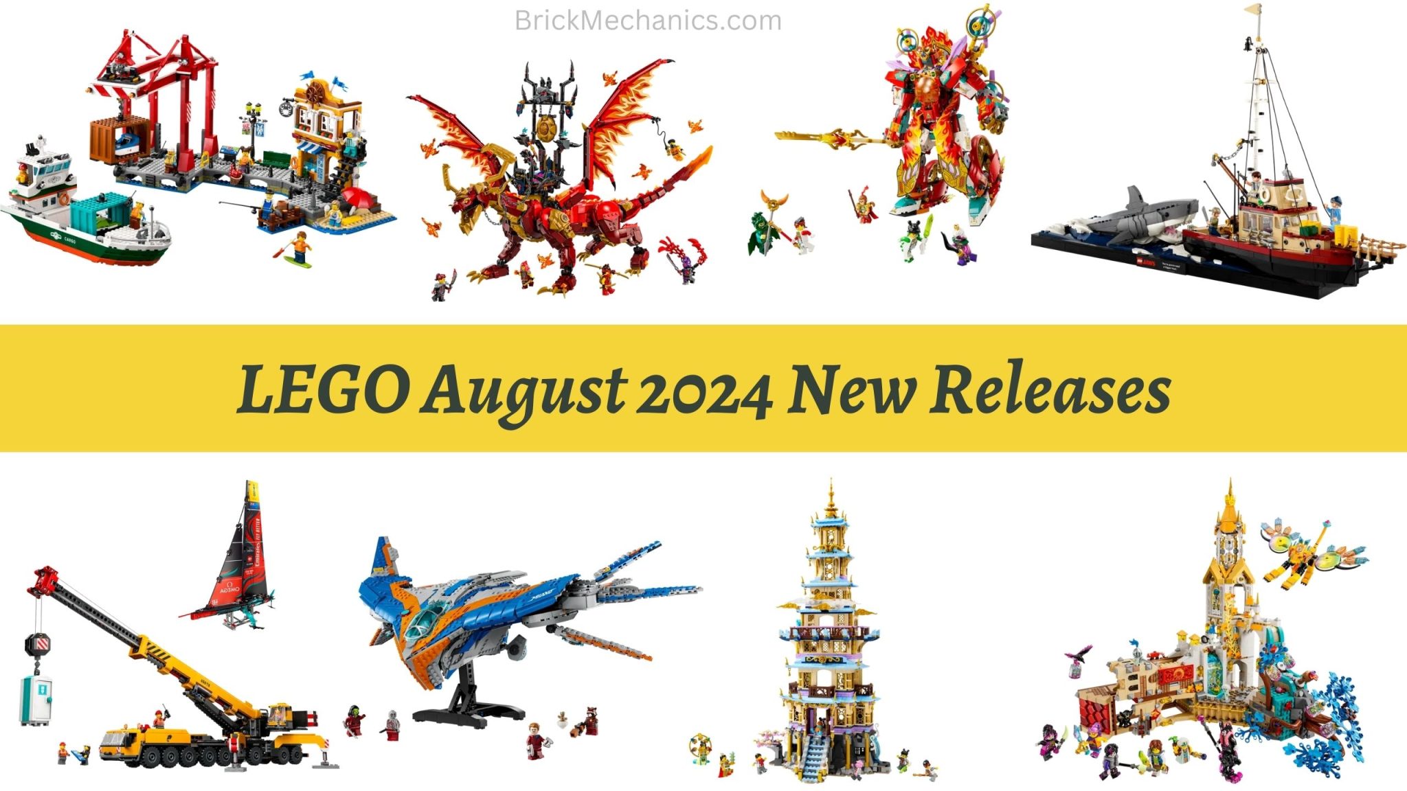 LEGO August 2024 New Releases A ThemebyTheme Breakdown!