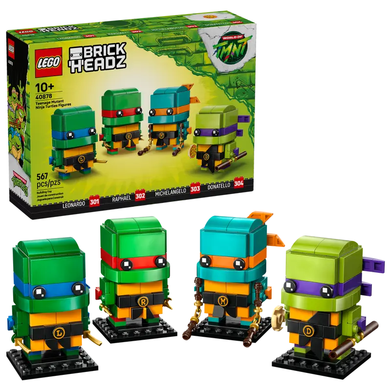 40878 Teenage Mutant Ninja Turtles Figures